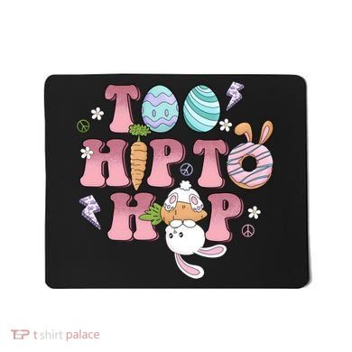Too Hip To Hop Cute Easter Bunny Holiday Mousepad