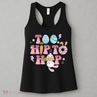 Too Hip To Hop Cute Easter Bunny Holiday Women's Tank Top thumb 3