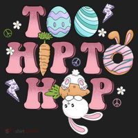Too Hip To Hop Cute Easter Bunny Holiday Hat thumb 2