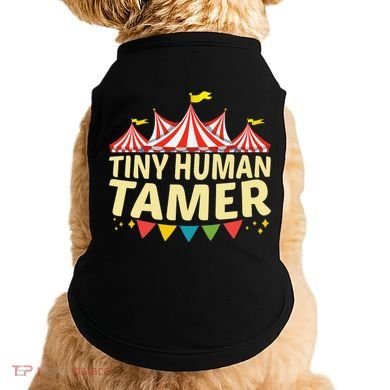 Tiny Human Tamer Funny Aesthetic Circus Art Carnival Doggie Tank