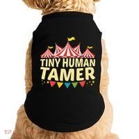 Tiny Human Tamer Funny Aesthetic Circus Art Carnival Doggie Tank thumb 0