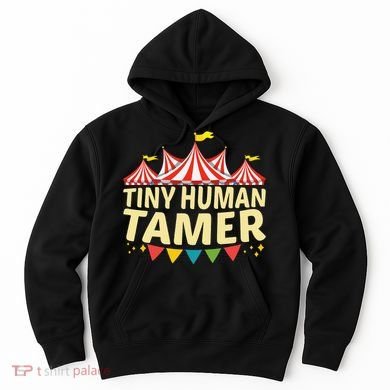 Tiny Human Tamer Funny Aesthetic Circus Art Carnival Hoodie