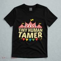 Tiny Human Tamer Funny Aesthetic Circus Art Carnival T-Shirt thumb 5
