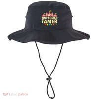 Tiny Human Tamer Funny Aesthetic Circus Art Carnival Bucket Hat thumb 0
