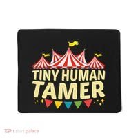 Tiny Human Tamer Funny Aesthetic Circus Art Carnival Mousepad thumb 0