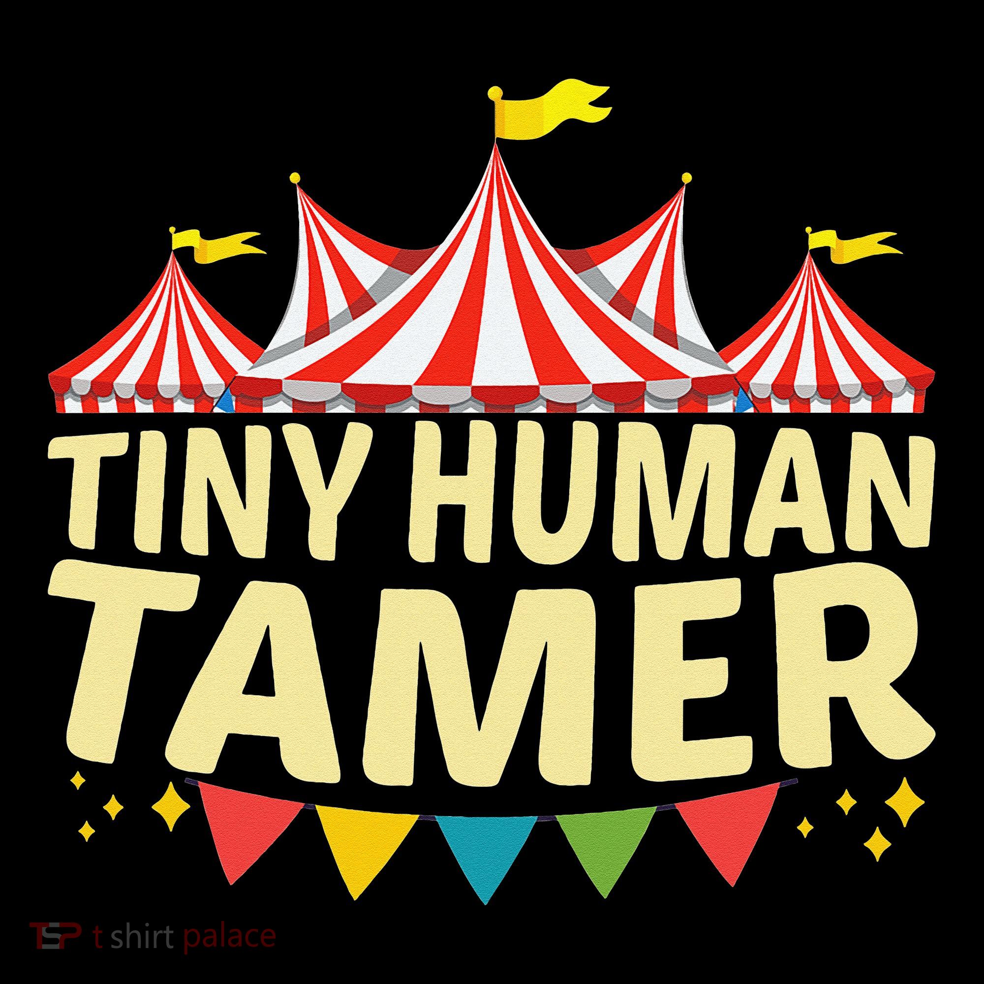 Tiny Human Tamer Funny Aesthetic Circus Art Carnival Mousepad