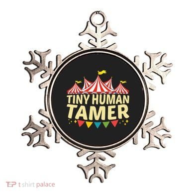 Tiny Human Tamer Funny Aesthetic Circus Art Carnival Ornament