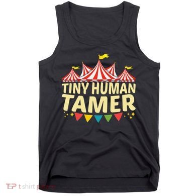 Tiny Human Tamer Funny Aesthetic Circus Art Carnival Tank Top