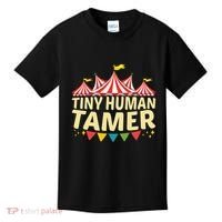 Tiny Human Tamer Funny Aesthetic Circus Art Carnival Kids T-Shirt thumb 0