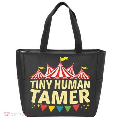 Tiny Human Tamer Funny Aesthetic Circus Art Carnival Tote Bag