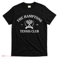 The Hamptons Tennis Club Vintage Style Aesthetic Crewneck T-Shirt thumb 0