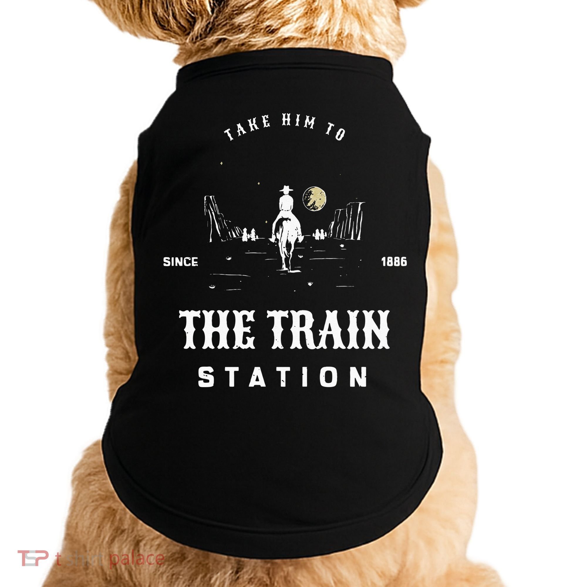 Take Him To The Train Station Doggie Tank
