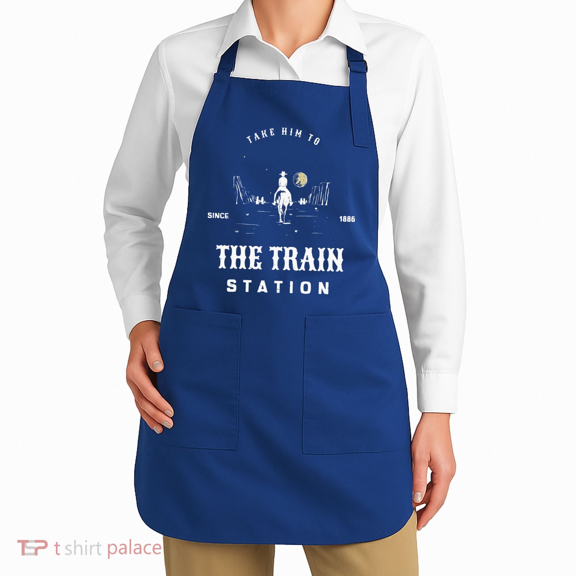 Take Him To The Train Station Apron