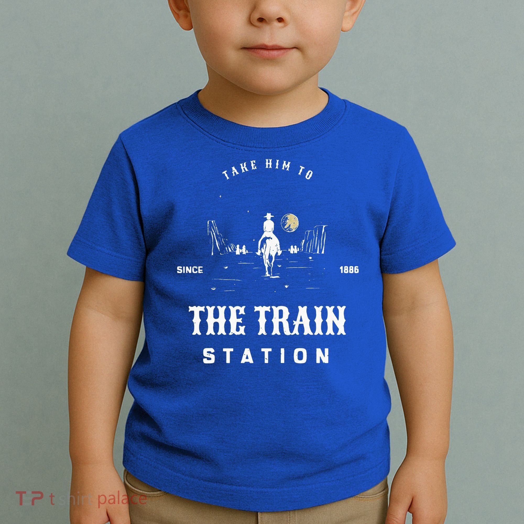 Take Him To The Train Station Toddler T-Shirt