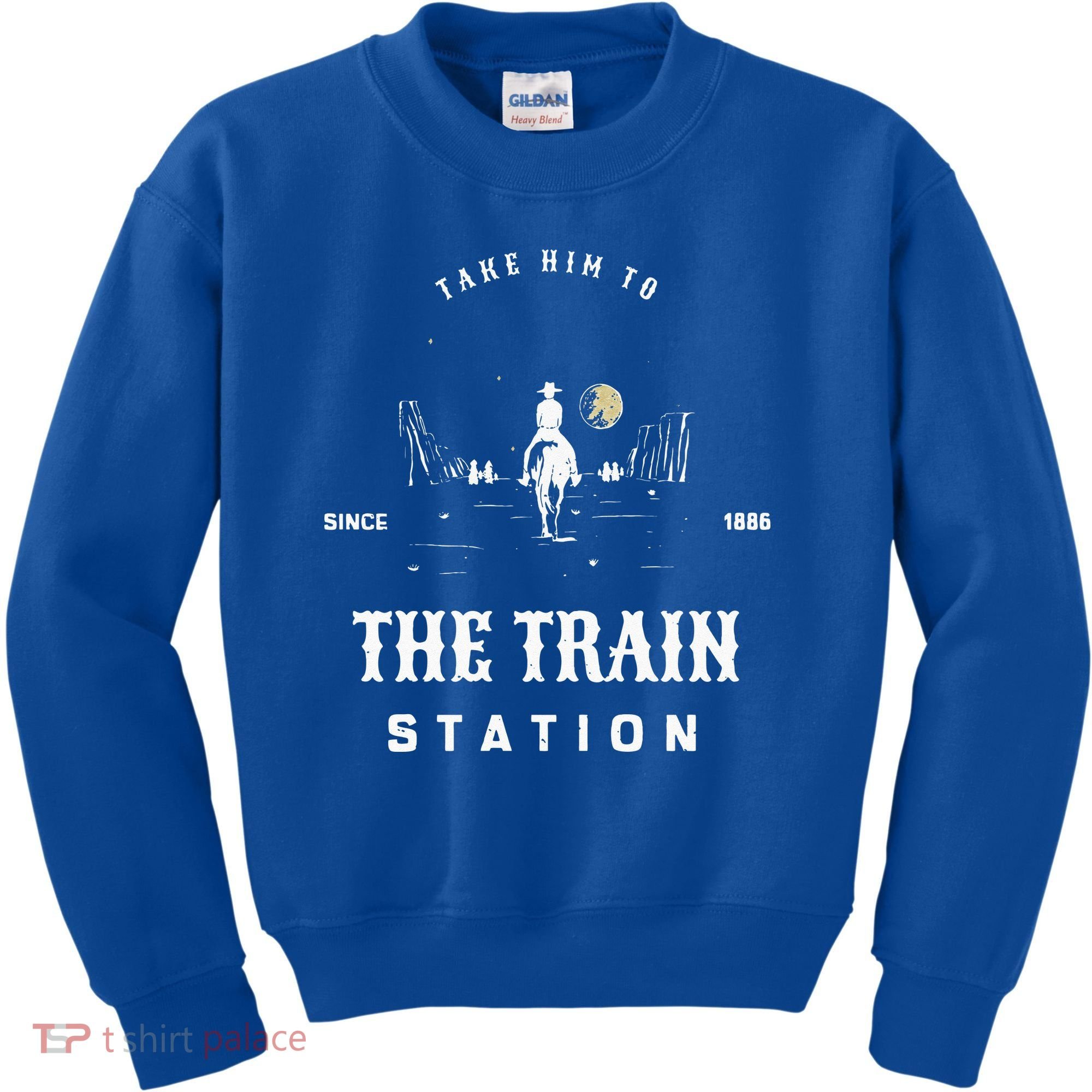 Take Him To The Train Station Kids Sweatshirt