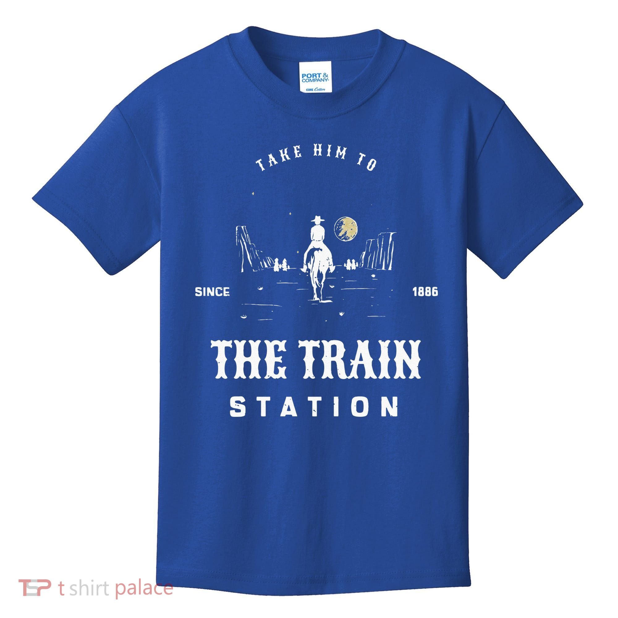 Take Him To The Train Station Kids T-Shirt