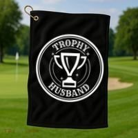 Trophy Husband Golf Towel thumb 1