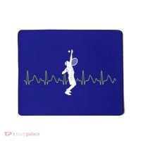 Tennis Heartbeat Tennis Player Gift Mousepad thumb 0