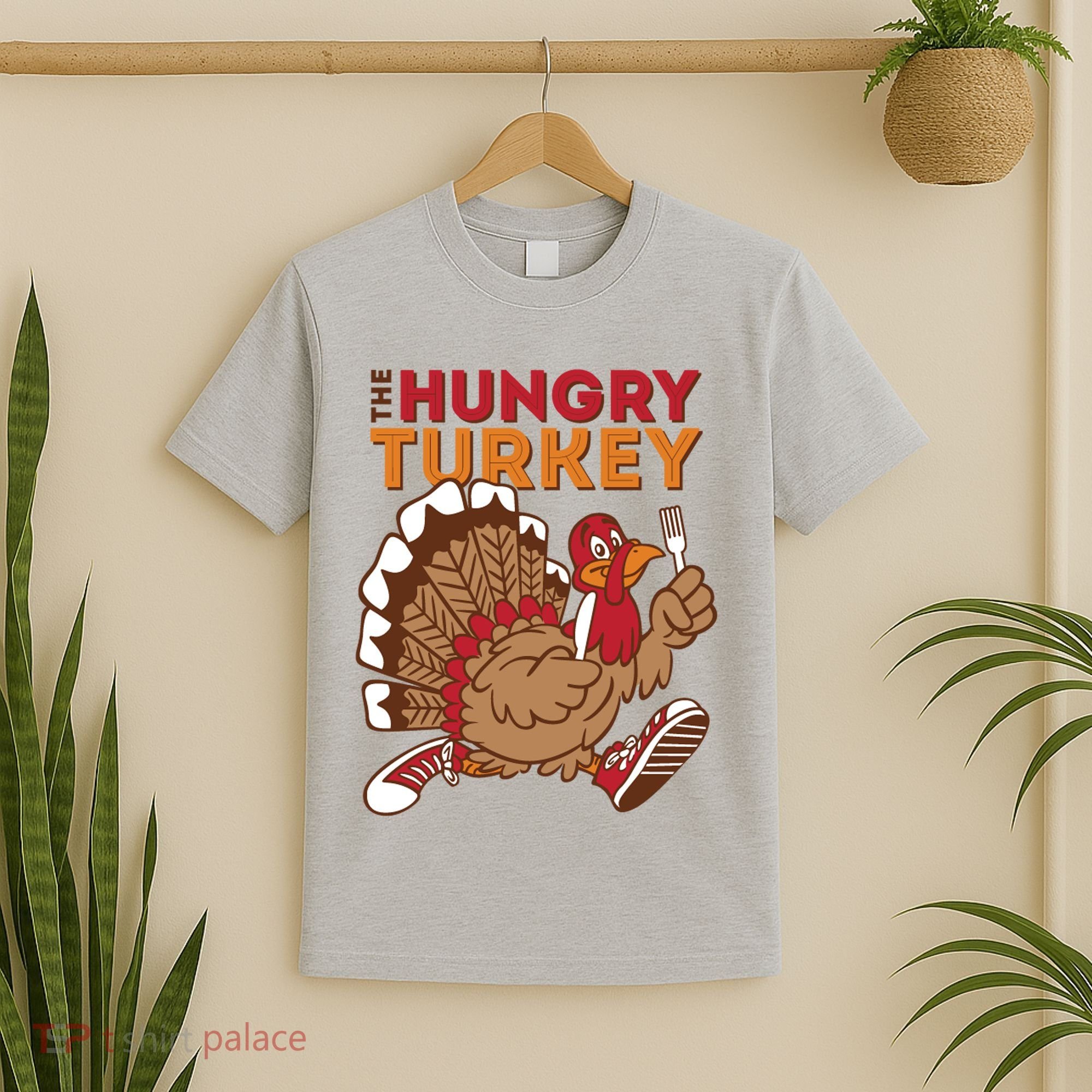 The Hungry Turkey Funny Thanksgiving T-Shirt