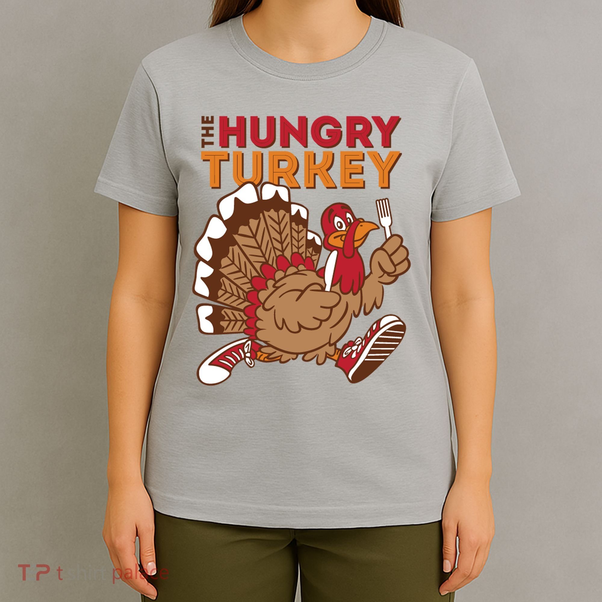 The Hungry Turkey Funny Thanksgiving T-Shirt