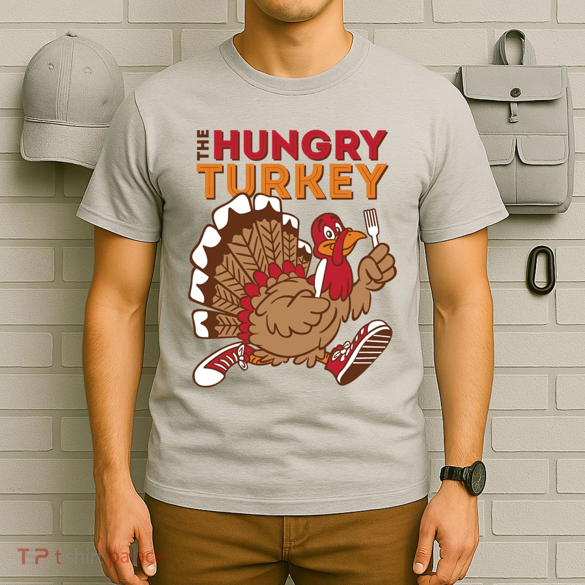 The Hungry Turkey Funny Thanksgiving T-Shirt