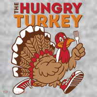 The Hungry Turkey Funny Thanksgiving Toddler T-Shirt thumb 2