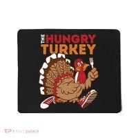 The Hungry Turkey Funny Thanksgiving Mousepad thumb 0