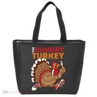 The Hungry Turkey Funny Thanksgiving Tote Bag thumb 0