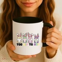 Too Hip To Hop Easter Eggs Gnome Coffee Mug thumb 3