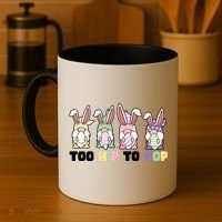 Too Hip To Hop Easter Eggs Gnome Coffee Mug thumb 4