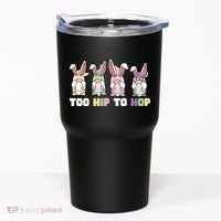 Too Hip To Hop Easter Eggs Gnome Tumbler thumb 0