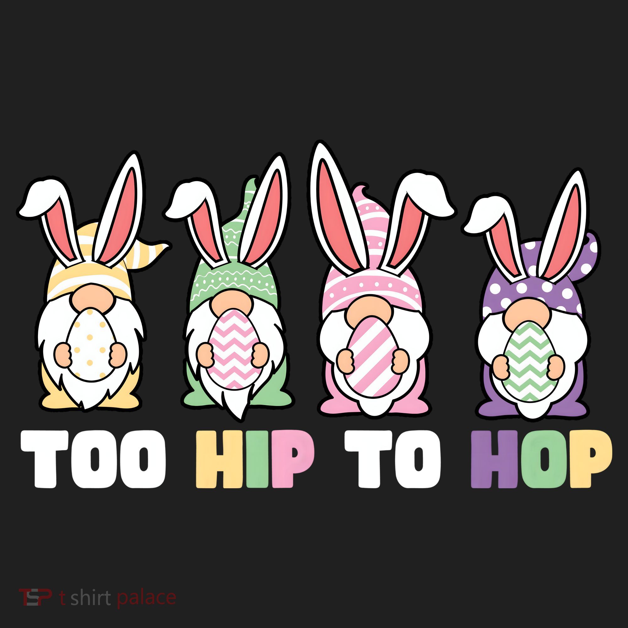Too Hip To Hop Easter Eggs Gnome Tumbler