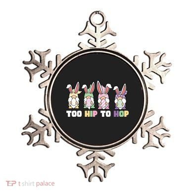 Too Hip To Hop Easter Eggs Gnome Ornament