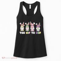 Too Hip To Hop Easter Eggs Gnome Women's Tank Top thumb 0