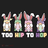 Too Hip To Hop Easter Eggs Gnome Hat thumb 2