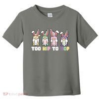 Too Hip To Hop Easter Eggs Gnome Toddler T-Shirt thumb 0