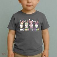 Too Hip To Hop Easter Eggs Gnome Toddler T-Shirt thumb 2