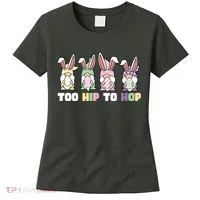 Too Hip To Hop Easter Eggs Gnome Women's T-Shirt thumb 0