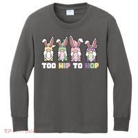 Too Hip To Hop Easter Eggs Gnome Kids Long Sleeve Shirt thumb 0