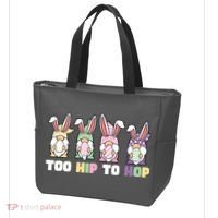Too Hip To Hop Easter Eggs Gnome Tote Bag thumb 3