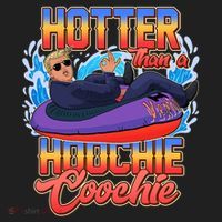 Trump Hotter Than A Hoochie Coochie Funny Women's Sweatshirt thumb 2