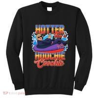 Trump Hotter Than A Hoochie Coochie Funny Sweatshirt thumb 0