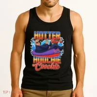 Trump Hotter Than A Hoochie Coochie Funny Tank Top thumb 3