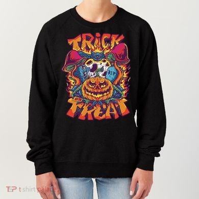 Trippy Halloween Trick Or Treat Women's Sweatshirt