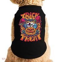 Trippy Halloween Trick Or Treat Doggie Tank thumb 0