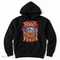 Trippy Halloween Trick Or Treat Hoodie thumb 0