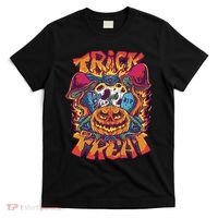 Trippy Halloween Trick Or Treat T-Shirt thumb 0