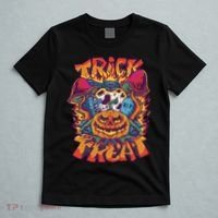 Trippy Halloween Trick Or Treat T-Shirt thumb 5