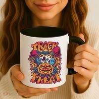 Trippy Halloween Trick Or Treat Coffee Mug thumb 3