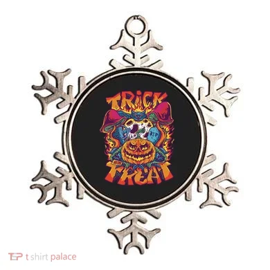 Trippy Halloween Trick Or Treat Ornament